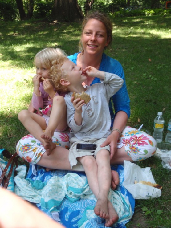 lunch in Central Park