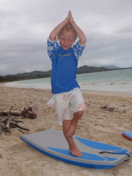 Yoga for boogie boarders