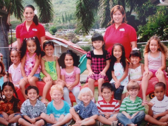 Robinson's preschool friends