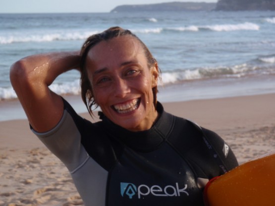 a big smile after a great surf session