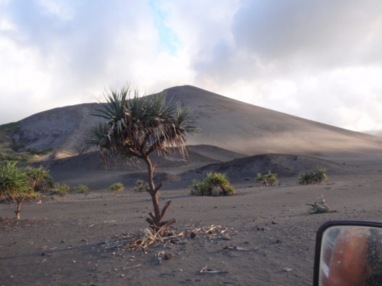 racing around the volcano