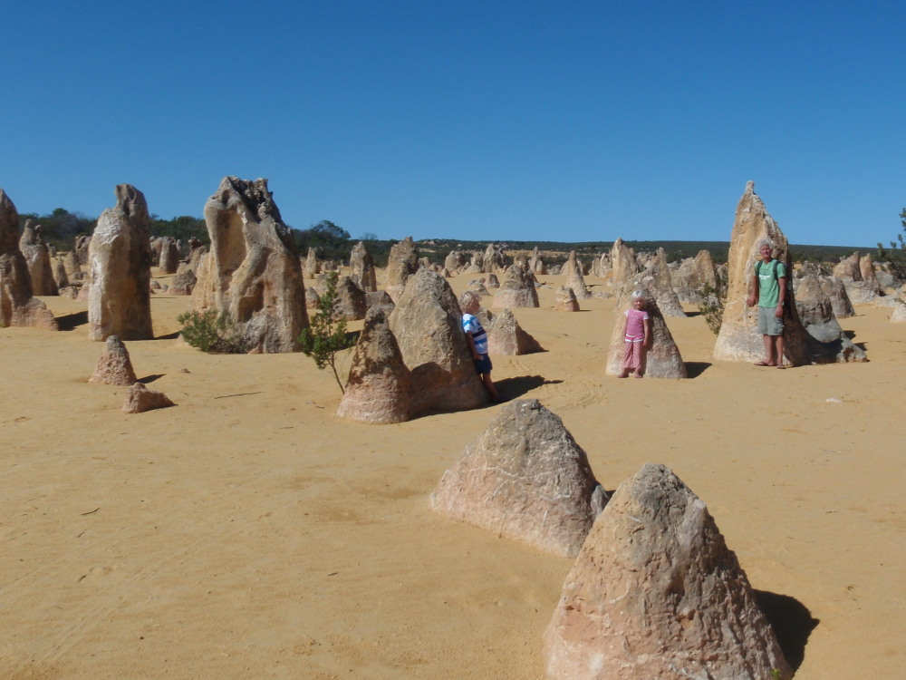 Pinnacles right next to the ocean
