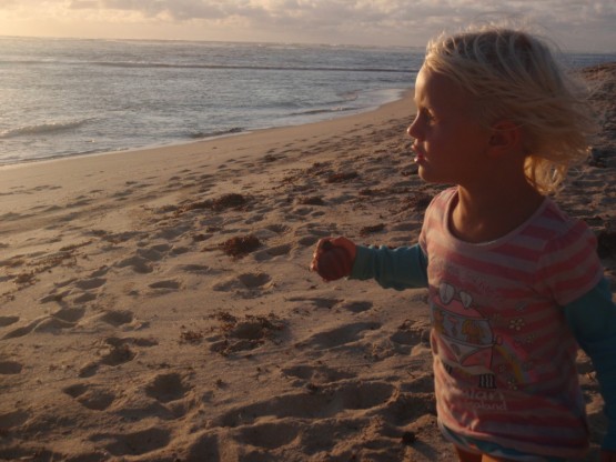 Sienna at Smith's Beach, one of the jewels of this coast