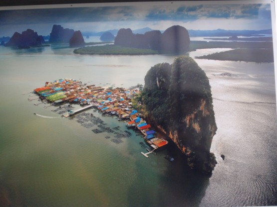 floating town in Thailand